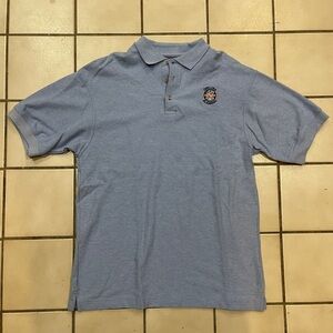 Men’s Vintage Riverside Light Blue Polo Shirt•“Opelika Alabama Light Power” Logo